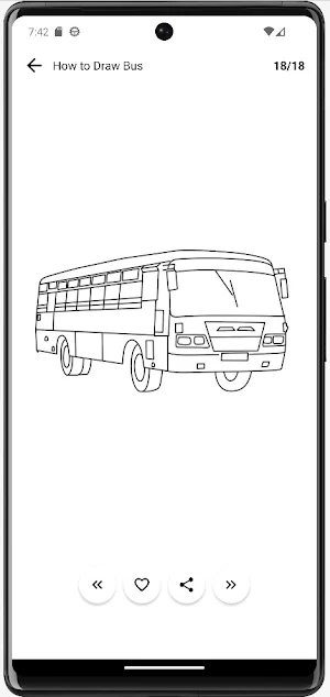 How to Draw Bus Step by Step Screenshot 2