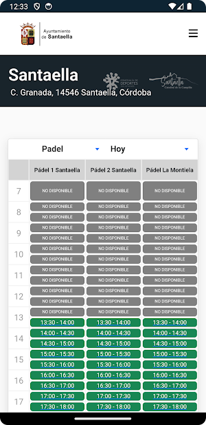 Reservas Santaella Screenshot 0