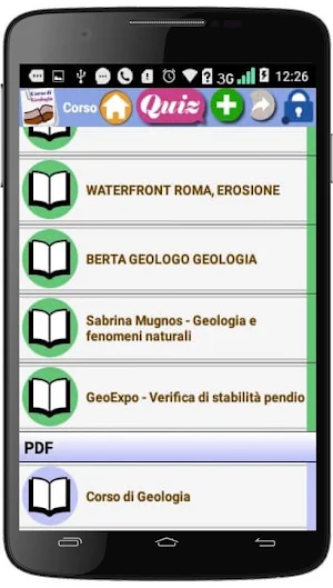 Corso di Geologia Screenshot 2