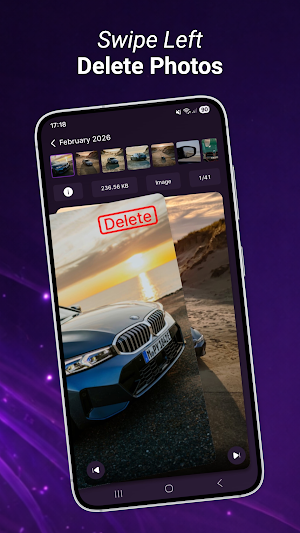Gallery Cleaner : Swipe& Clean Screenshot 1
