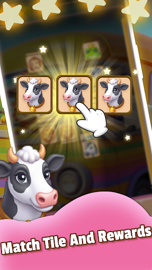 Cute Zoo Tile: Match 3&Rewards Screenshot 1