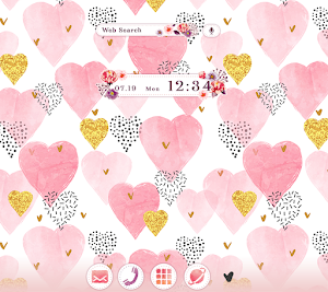 Heart Motif Theme +HOME Screenshot 0