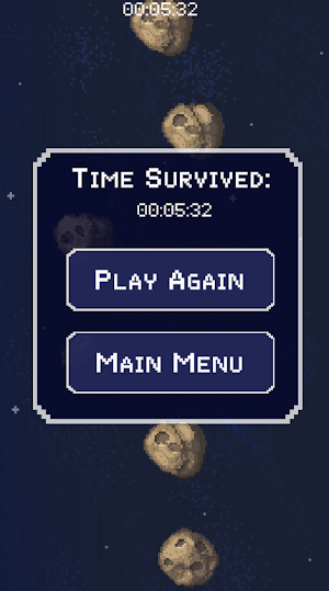 Asteroid Avoider Screenshot 3