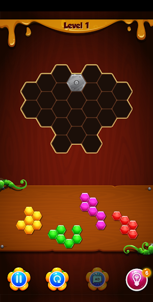 Brain Storming Hexa Puzzle Screenshot 3