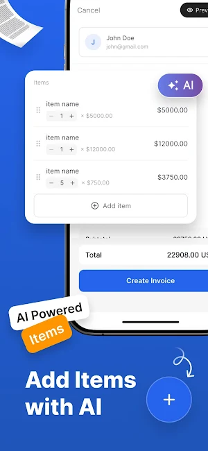 Invoice Maker - InvoFlow Screenshot 2