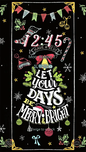 Christmas Doodle - Wallpaper Screenshot 1