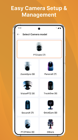PTZ Camera App Screenshot 1