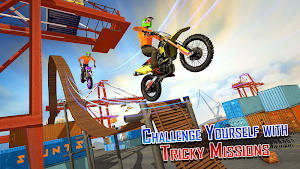 Moto Bike Tricky Stunts Master :Bike Racing Games Screenshot 0