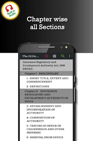 IRDA Act 1999 Screenshot 1