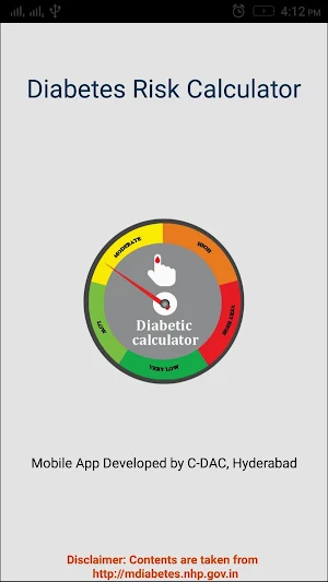 Diabetes Calculator English Screenshot 0