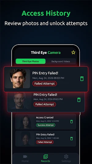 Third Eye Background Recorder Screenshot 1