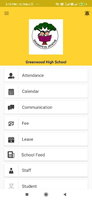 GeMS (Greenwood's e-learning management system) Screenshot 1
