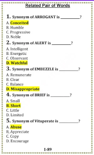 English Grammar MCQs offline Screenshot 3