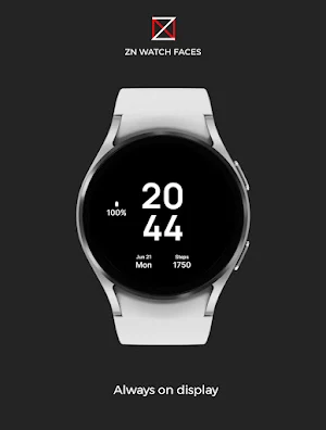 Black Z Watch Face Screenshot 2