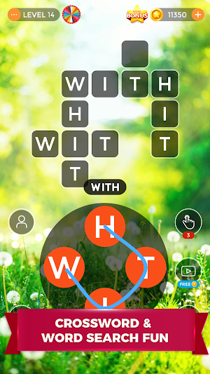 Word Cross: Crossy Word Game - with Uncrossed Screenshot 2