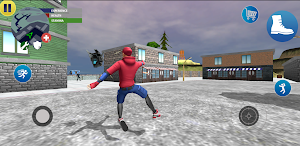 Spider Rope Hero Crime city 3D Screenshot 2