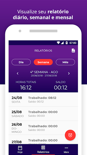 Ponto GO - Controle de ponto eletrônico Screenshot 1