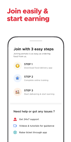 Zomato Delivery Partner Screenshot 1
