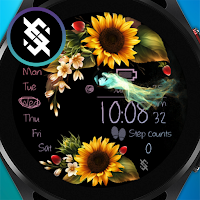 BFF24 - Neon Art Sunflower