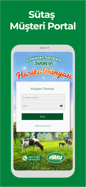 Sütaş Müşteri Portal Screenshot 0