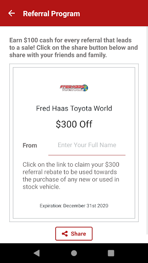 Fred Haas Toyota World Screenshot 1