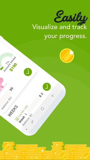 Money Saving Tracker - 52 Week Challenge Screenshot 1