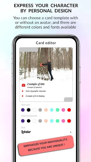 Your QR digital business card Screenshot 2