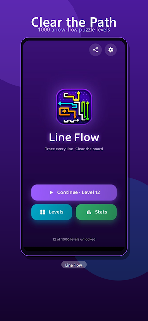 Line Flow: Clear the Path Screenshot 1