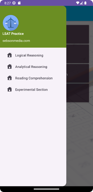 LSAT Prep Test Screenshot 1