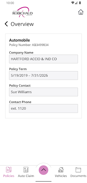 Assurances Robichaud Screenshot 3