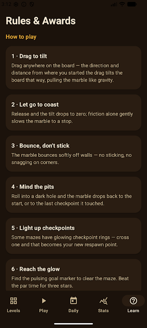 Tiltway Marble Maze Screenshot 2