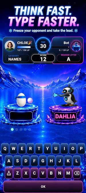 GUINNEP- Last Letter Word Game Screenshot 1
