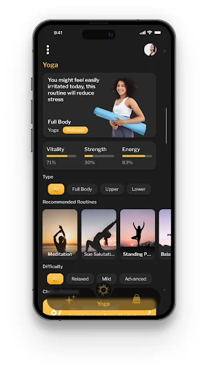 Astraline: Astrology & Yoga Screenshot 1