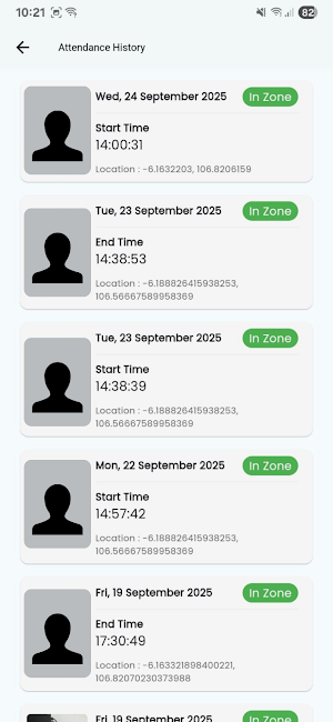 myGAJAH Internship Screenshot 1