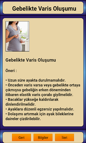 Hamileler İçin Faydalı Bilgiler Screenshot 2