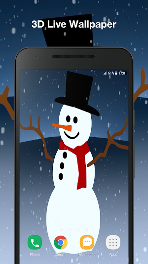 Snowman Live Wallpaper Screenshot 3