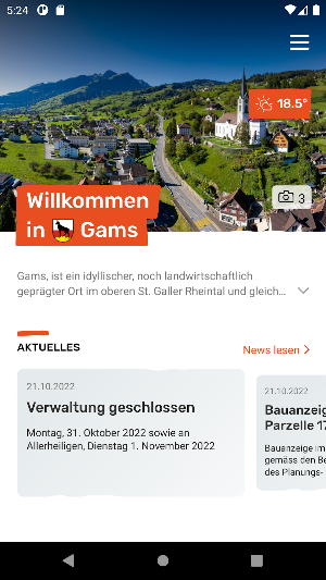 Gemeinde Gams Screenshot 0