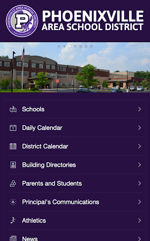 Phoenixville Area SD Screenshot 2