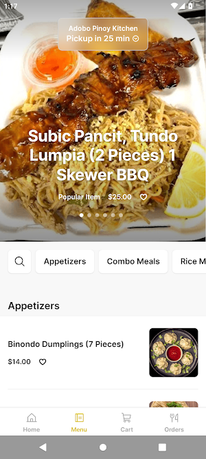 Adobo Pinoy Kitchen Screenshot 1