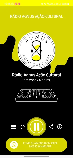 Rádio Agnus Ação Cultural Screenshot 3