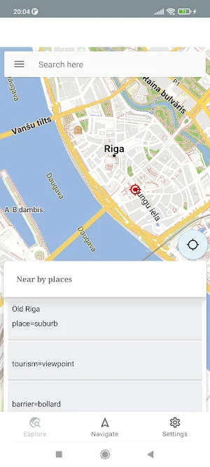Riga Latvia Offline Map Screenshot 0