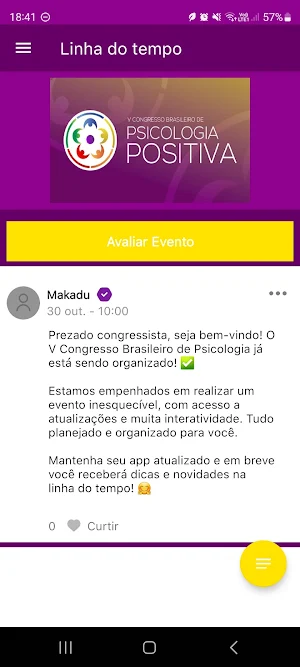 V Congresso PsicoPositiva Screenshot 2