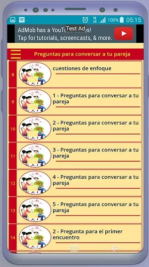 Preguntas para conversar a tu pareja Screenshot 0