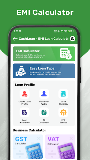 CashLoan - EMI Loan Calculator Screenshot 0