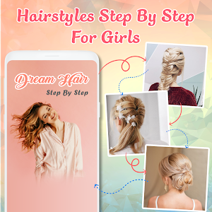Hairstyle app: Hairstyles step by step for girls Screenshot 0