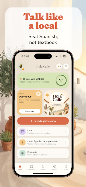 Hola Calle: Learn Spanish Screenshot 0