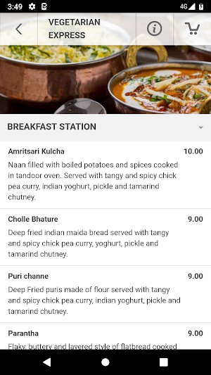 Vegetarian Express Screenshot 2