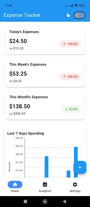 Expense Tracker Screenshot 1