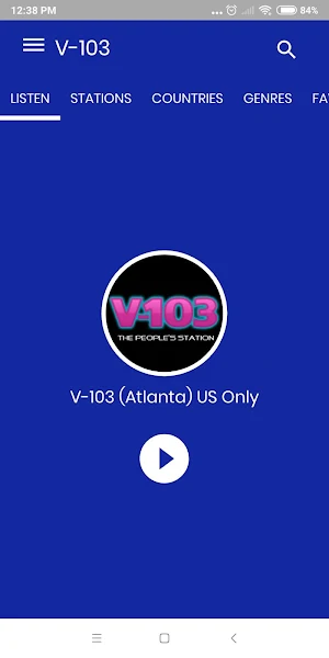 V103 Radio Station Atlanta Screenshot 0