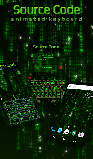 Source Code Animated Keyboard + Live Wallpaper Screenshot 0